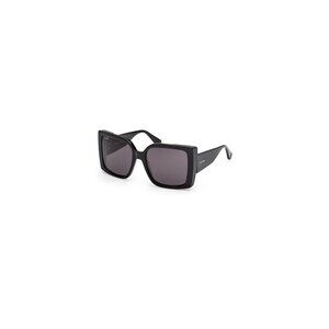 NWT SUNGLASSES MaxMara MM0131 01A shiny black 56/18/135 WOMAN Sunglasses Trendy